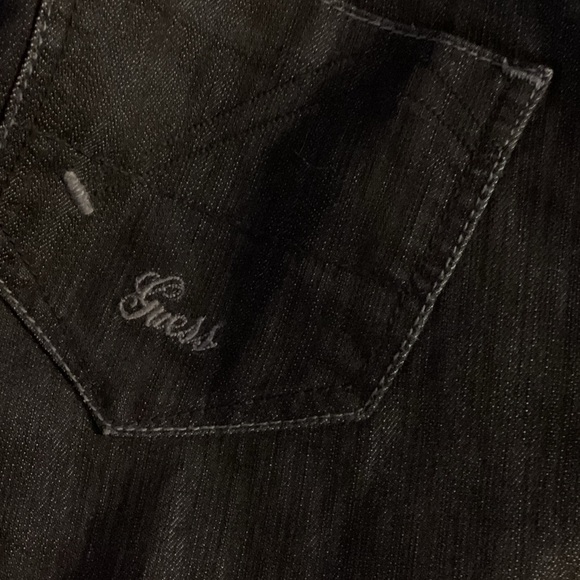 G by Guess Black Straight Leg Jeans Sz 28 NWOT - Picture 4 of 5